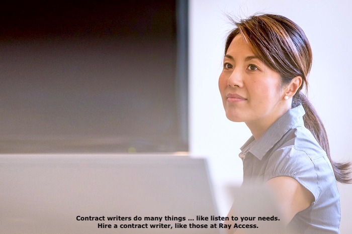 Hire a contract writer
