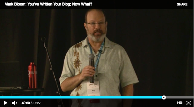 See Mark present You've Written Your Blog; Now What? at WordCamp Asheville in 2016
