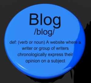 definition of a blog